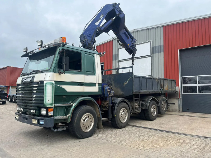 Scania R143-400 V8 143 v8 - Crane truck: picture 1 Scania R143-400 V8 143 v8 - Crane truck: picture 1