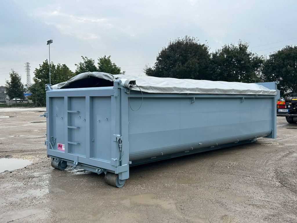 New Roll-off container CONTAINER SCARRABILE PER INERTI CON COPRI SCOPRI: picture 7
