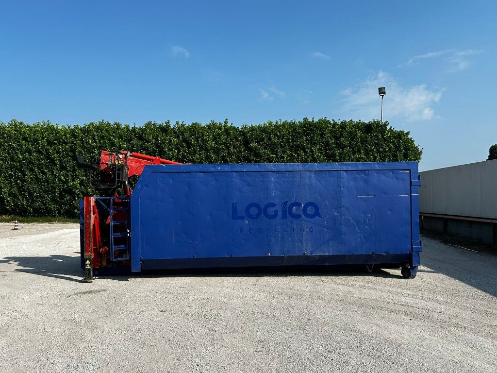 Roll-off container CONTAINER SCARRABILE USATO A CIELO APERTO + GRU: picture 6