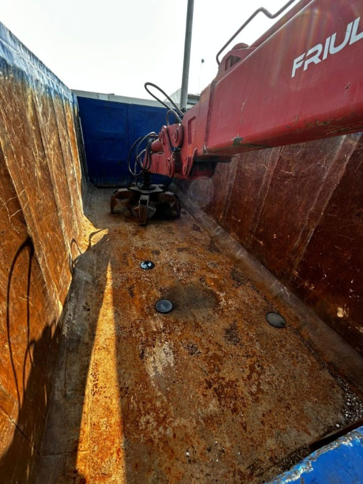 Roll-off container CONTAINER SCARRABILE USATO A CIELO APERTO + GRU: picture 13