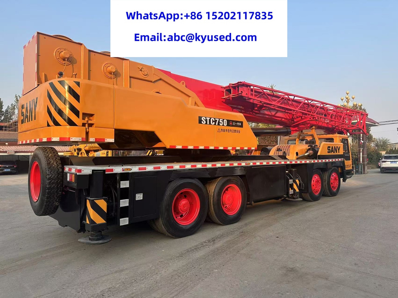SANY STC750 STC800 STC900 STC1000 STC1100 STC1300 75T 80T 90T 100T 110T 130TON - Mobile crane: picture 4 SANY STC750 STC800 STC900 STC1000 STC1100 STC1300 75T 80T 90T 100T 110T 130TON - Mobile crane: picture 4