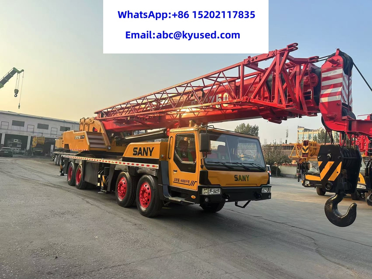 SANY STC750 STC800 STC900 STC1000 STC1100 STC1300 75T 80T 90T 100T 110T 130TON - Mobile crane: picture 2 SANY STC750 STC800 STC900 STC1000 STC1100 STC1300 75T 80T 90T 100T 110T 130TON - Mobile crane: picture 2