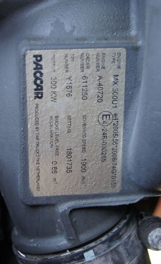 Engine for Truck DAF Paccar MX-300 S1 DAF XF 105, CF 85: picture 6