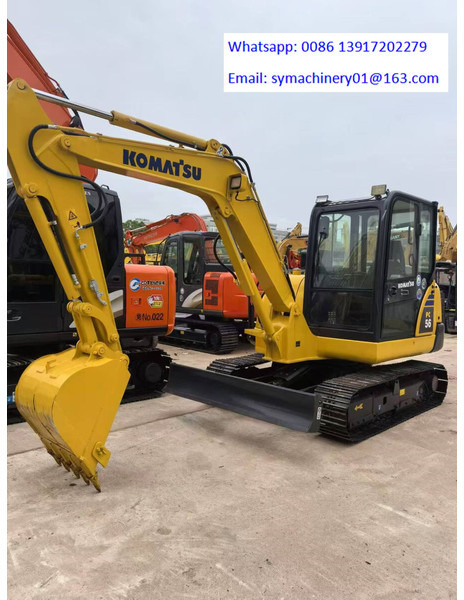 Komatsu PC56 - Mini excavator: picture 5 Komatsu PC56 - Mini excavator: picture 5