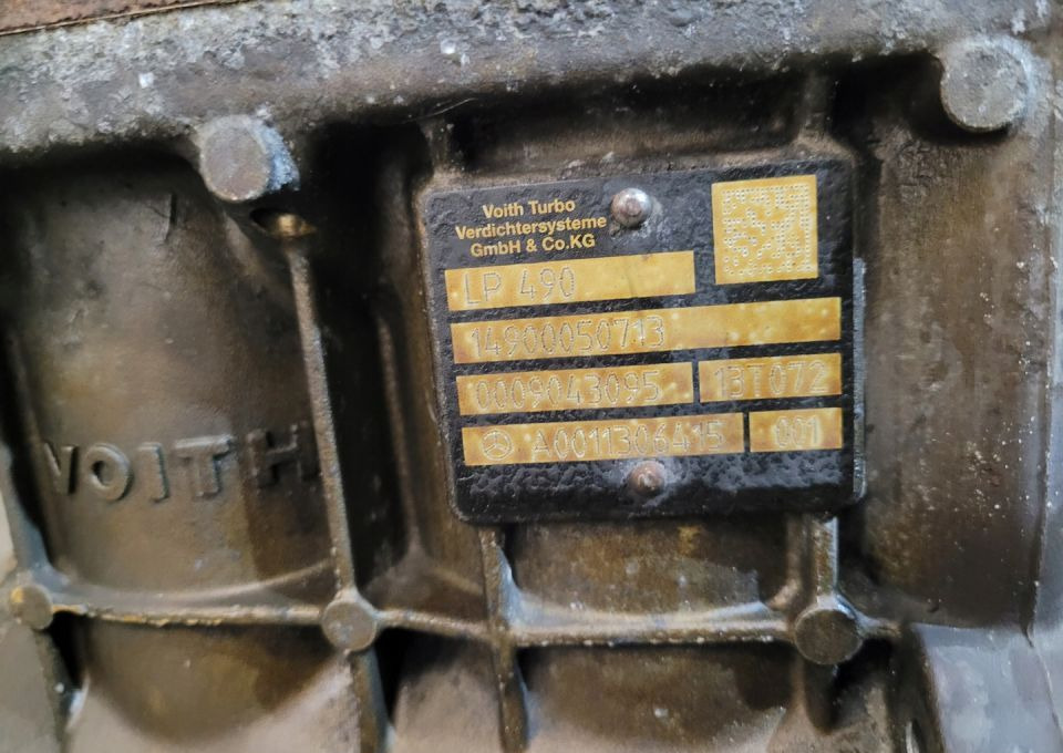 KOMPRESOR MERCEDES ACTROS MP4 A0011306415 - Air brake compressor for Truck: picture 2 KOMPRESOR MERCEDES ACTROS MP4 A0011306415 - Air brake compressor for Truck: picture 2