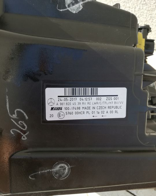 Lampy MERCEDES ACTROS Mp4 Antos ORYGINAŁ - Headlight for Truck: picture 3 Lampy MERCEDES ACTROS Mp4 Antos ORYGINAŁ - Headlight for Truck: picture 3