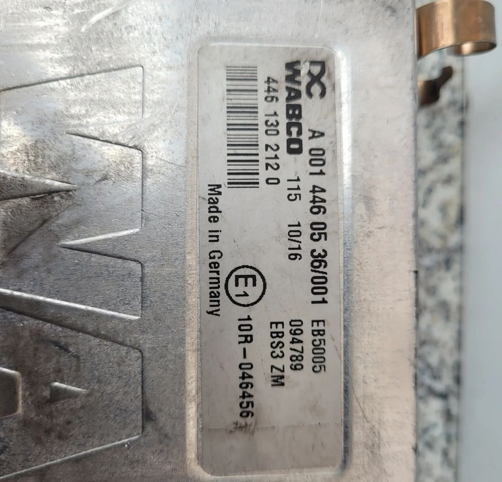 STEROWNIK WABCO MERCEDES ACTROS A0014460536/001 CHWALIM116 - Electrical system for Truck: picture 2 STEROWNIK WABCO MERCEDES ACTROS A0014460536/001 CHWALIM116 - Electrical system for Truck: picture 2