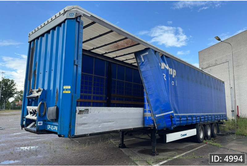 Krone SD / 5 Pieces / Sideboards / Drum brakes - Curtainsider semi-trailer: picture 1 Krone SD / 5 Pieces / Sideboards / Drum brakes - Curtainsider semi-trailer: picture 1