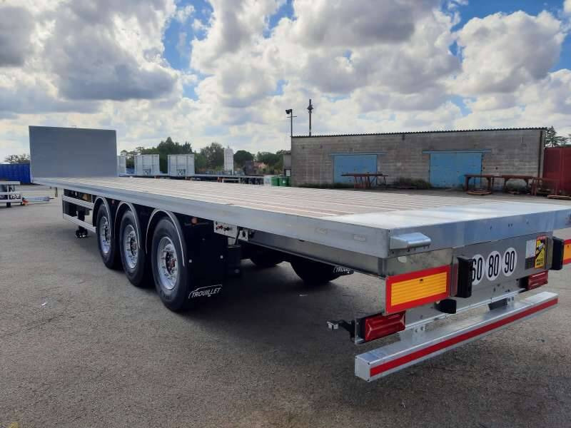 Semi-remorque 3 Essieux 38 TONNES PLATEAU LOURD - Dropside/ Flatbed semi-trailer: picture 1 Semi-remorque 3 Essieux 38 TONNES PLATEAU LOURD - Dropside/ Flatbed semi-trailer: picture 1