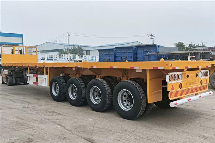 TITAN 4 Axle Flatbed Trailer for Sale Price In Senegal - Dropside/ Flatbed semi-trailer: picture 2 TITAN 4 Axle Flatbed Trailer for Sale Price In Senegal - Dropside/ Flatbed semi-trailer: picture 2