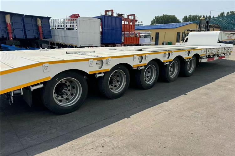 TITAN 5 Axle 100 Ton Low Bed Trailer for Sale In Tanzania - Low loader semi-trailer: picture 3 TITAN 5 Axle 100 Ton Low Bed Trailer for Sale In Tanzania - Low loader semi-trailer: picture 3