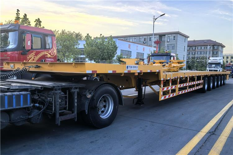 TITAN 6 Axle 62m Extendable Trailer for Sale In Ghana - Dropside/ Flatbed semi-trailer: picture 3 TITAN 6 Axle 62m Extendable Trailer for Sale In Ghana - Dropside/ Flatbed semi-trailer: picture 3