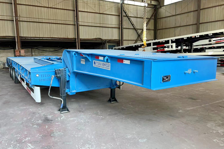 TITAN 60 Tons Lowbed Trailer for Sale in Malawi - Low loader semi-trailer: picture 3 TITAN 60 Tons Lowbed Trailer for Sale in Malawi - Low loader semi-trailer: picture 3