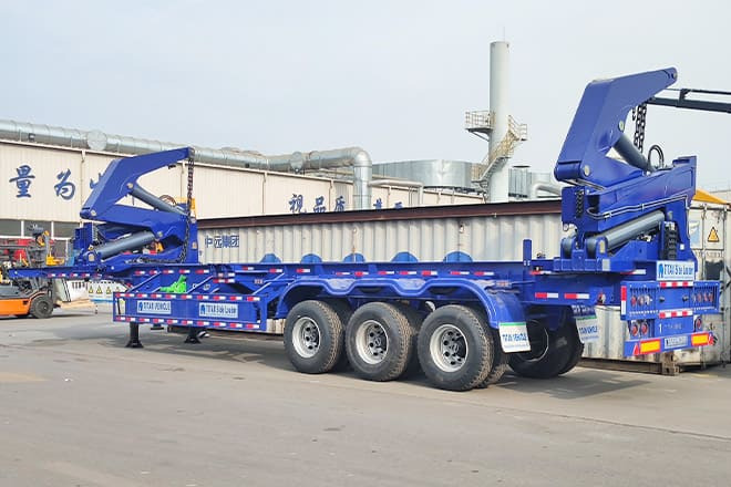 XCMG 40Ft Shipping Container Side Loader for Sale in Argentina - Container transporter/ Swap body semi-trailer: picture 4 XCMG 40Ft Shipping Container Side Loader for Sale in Argentina - Container transporter/ Swap body semi-trailer: picture 4