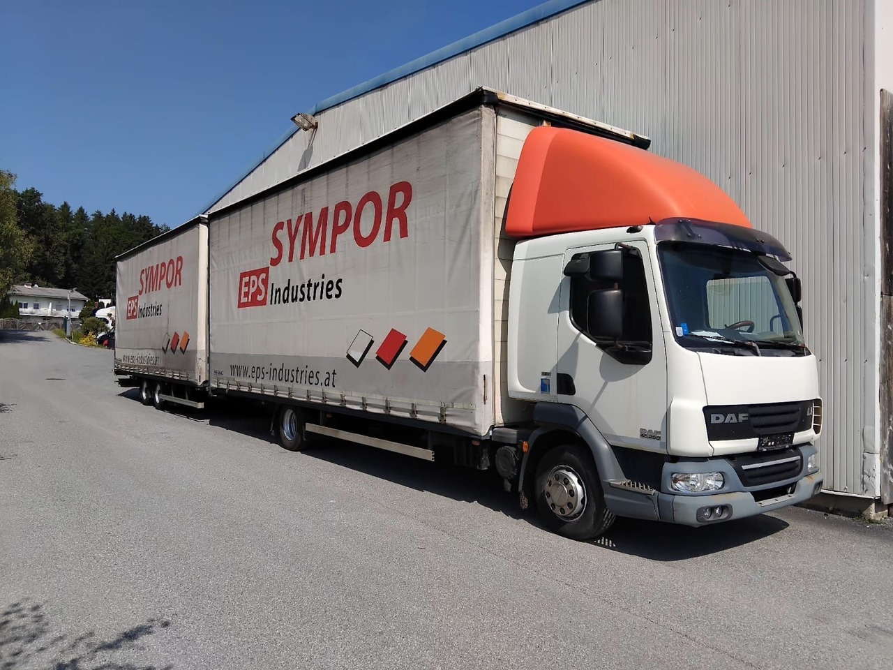 DAF LF 250 Schalter 120m° TÜV - Curtainsider truck: picture 1 DAF LF 250 Schalter 120m° TÜV - Curtainsider truck: picture 1