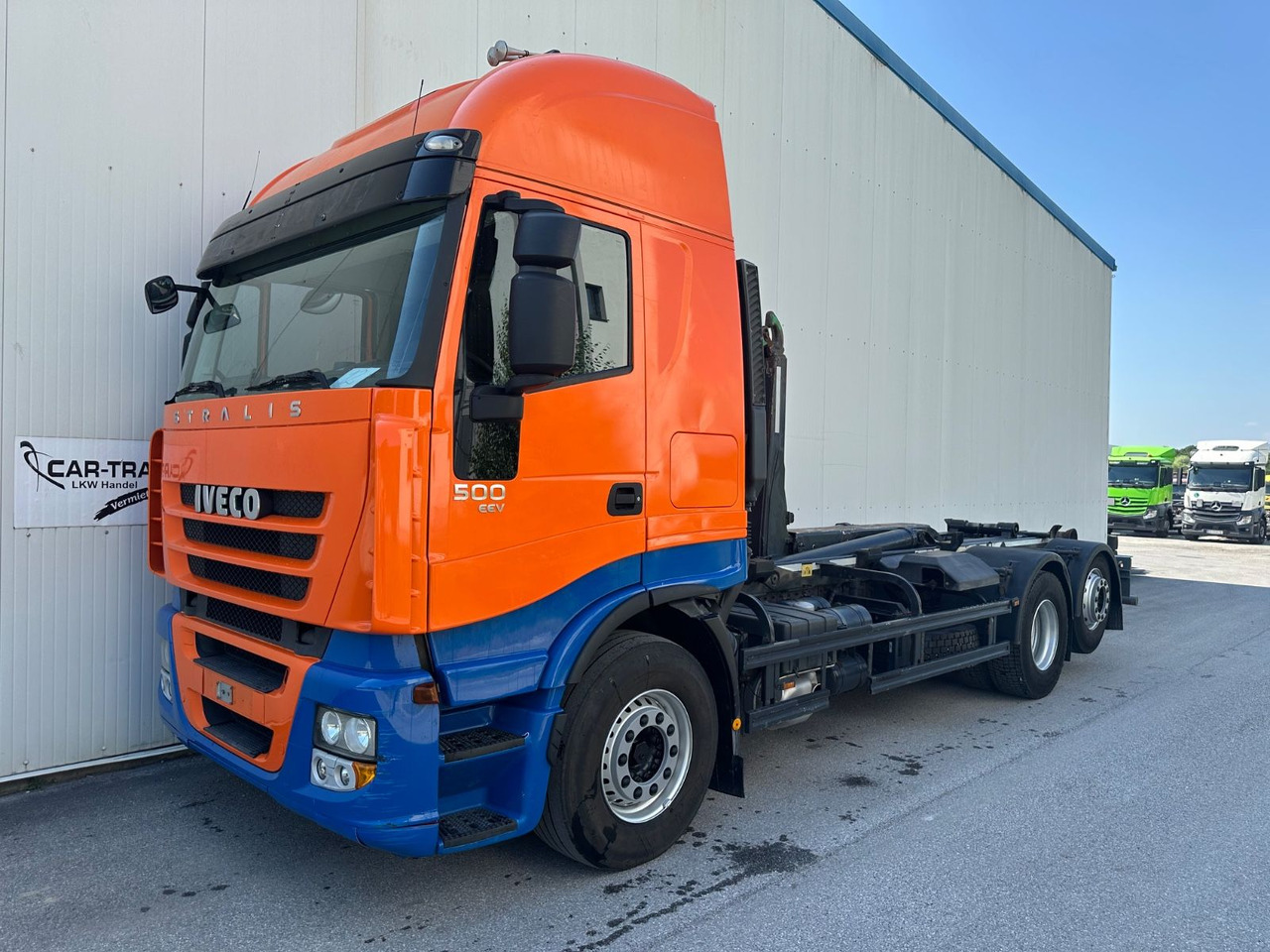 Iveco Stralis 500EEV 20T Meiller Lenkachse Retarder - Hook lift truck: picture 1 Iveco Stralis 500EEV 20T Meiller Lenkachse Retarder - Hook lift truck: picture 1