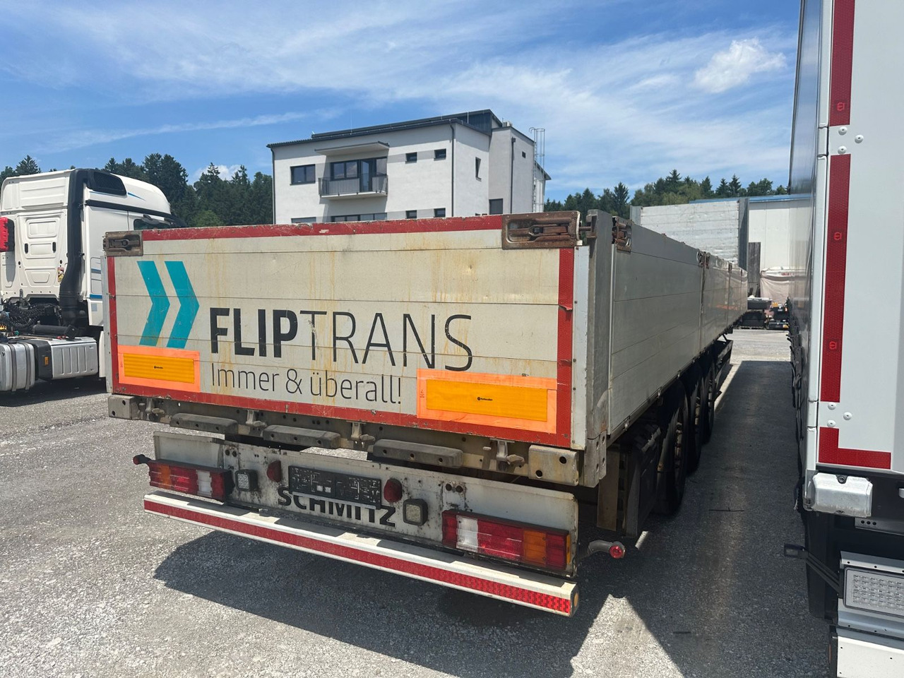 Schmitz Cargobull SCB 24 Bordwand 800 Lift - Dropside/ Flatbed semi-trailer: picture 4 Schmitz Cargobull SCB 24 Bordwand 800 Lift - Dropside/ Flatbed semi-trailer: picture 4