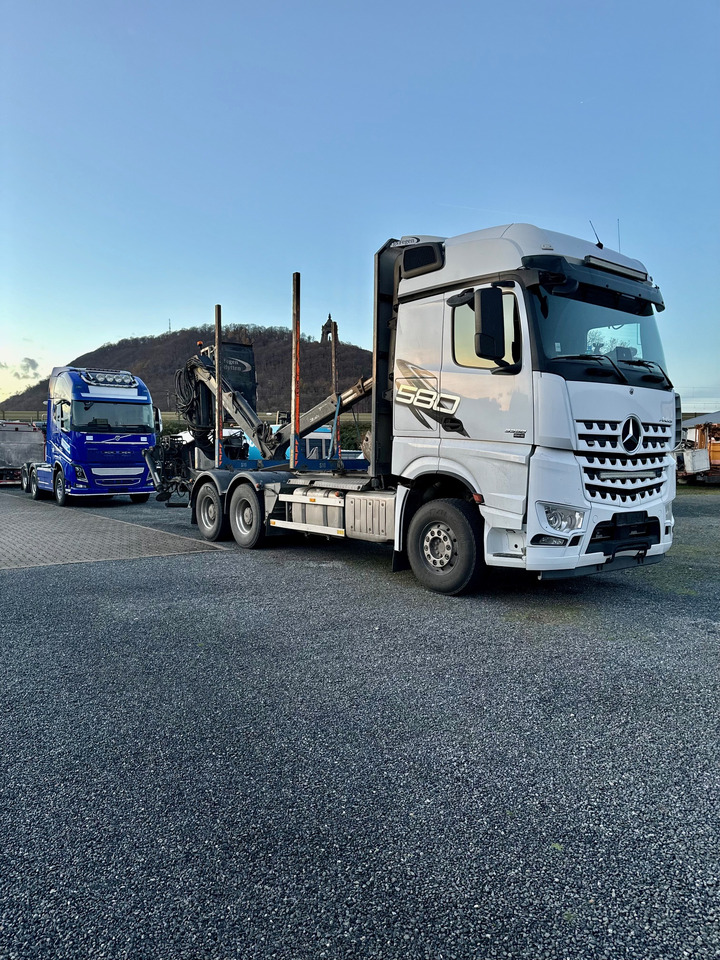 Mercedes Arocs 3358 L 6x4 Radstand 4500 Arocs 3358 L 6x4 Blatt-Luft Gefedert - Timber truck: picture 5 Mercedes Arocs 3358 L 6x4 Radstand 4500 Arocs 3358 L 6x4 Blatt-Luft Gefedert - Timber truck: picture 5