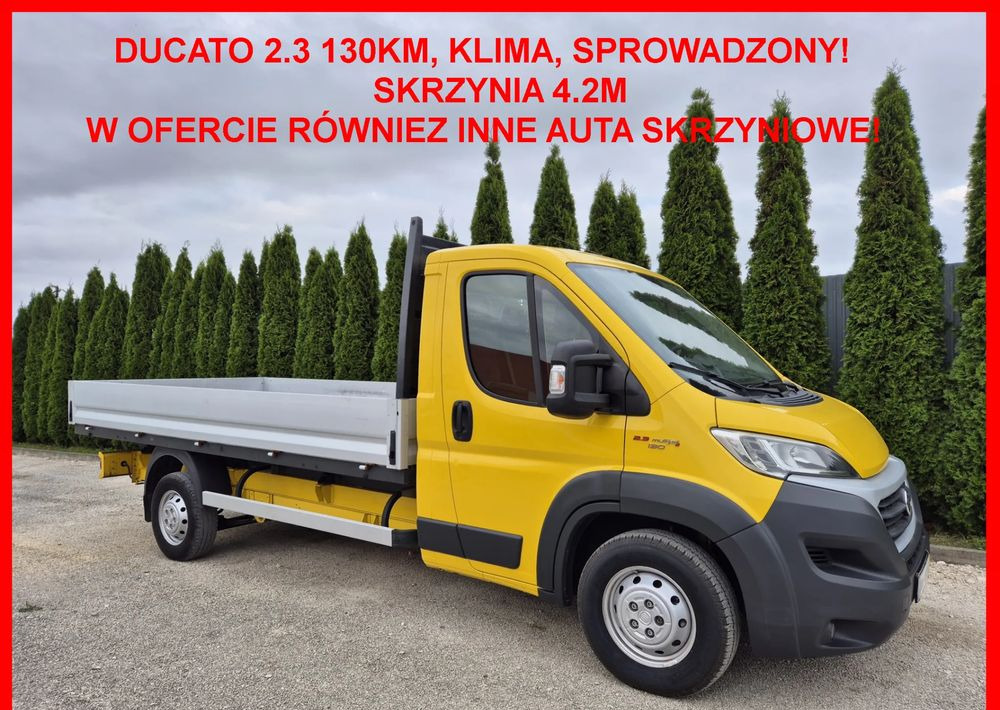 Fiat Ducato 2.3 130KM - Flatbed van: picture 1 Fiat Ducato 2.3 130KM - Flatbed van: picture 1