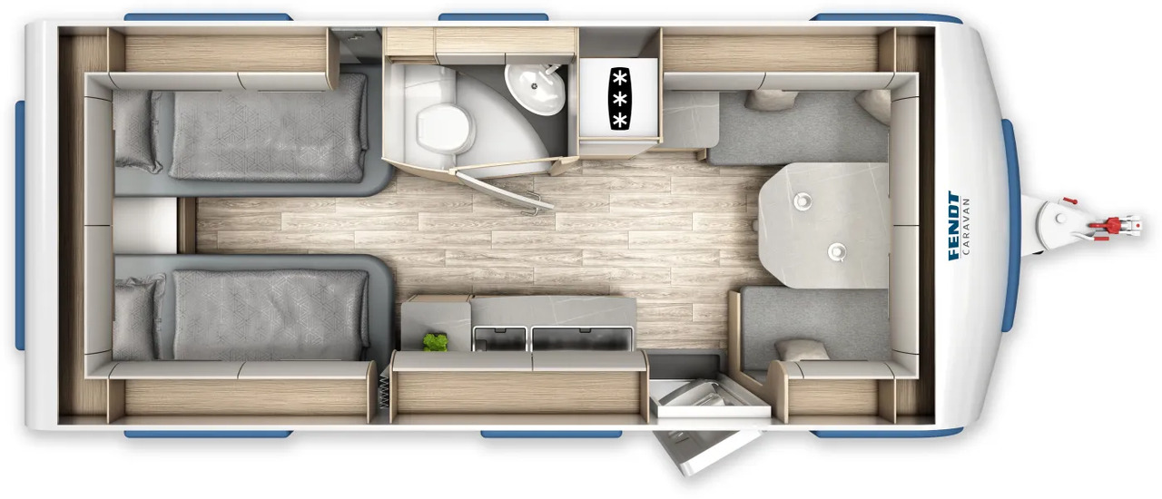 Fendt Bianco Activ 515 SGE Safety-Paket, GFK, 2.000 KG - Caravan: picture 2 Fendt Bianco Activ 515 SGE Safety-Paket, GFK, 2.000 KG - Caravan: picture 2