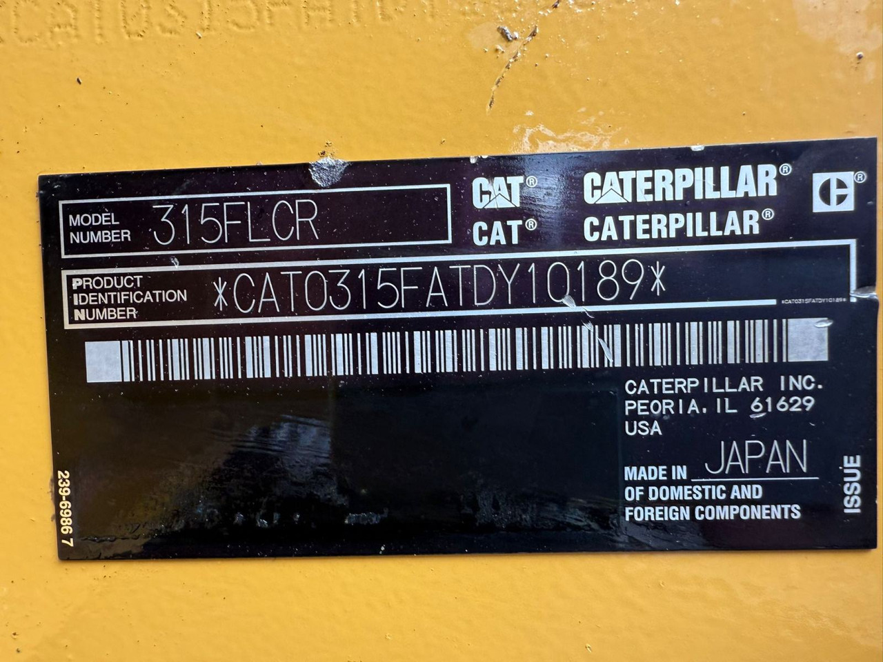 CAT 315 - Crawler excavator: picture 2 CAT 315 - Crawler excavator: picture 2