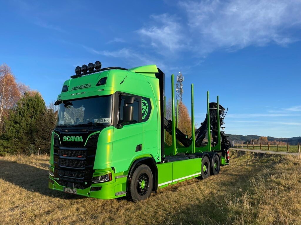 SCANIA 650 „BANDZIOR” - Timber truck, Crane truck: picture 2 SCANIA 650 „BANDZIOR” - Timber truck, Crane truck: picture 2