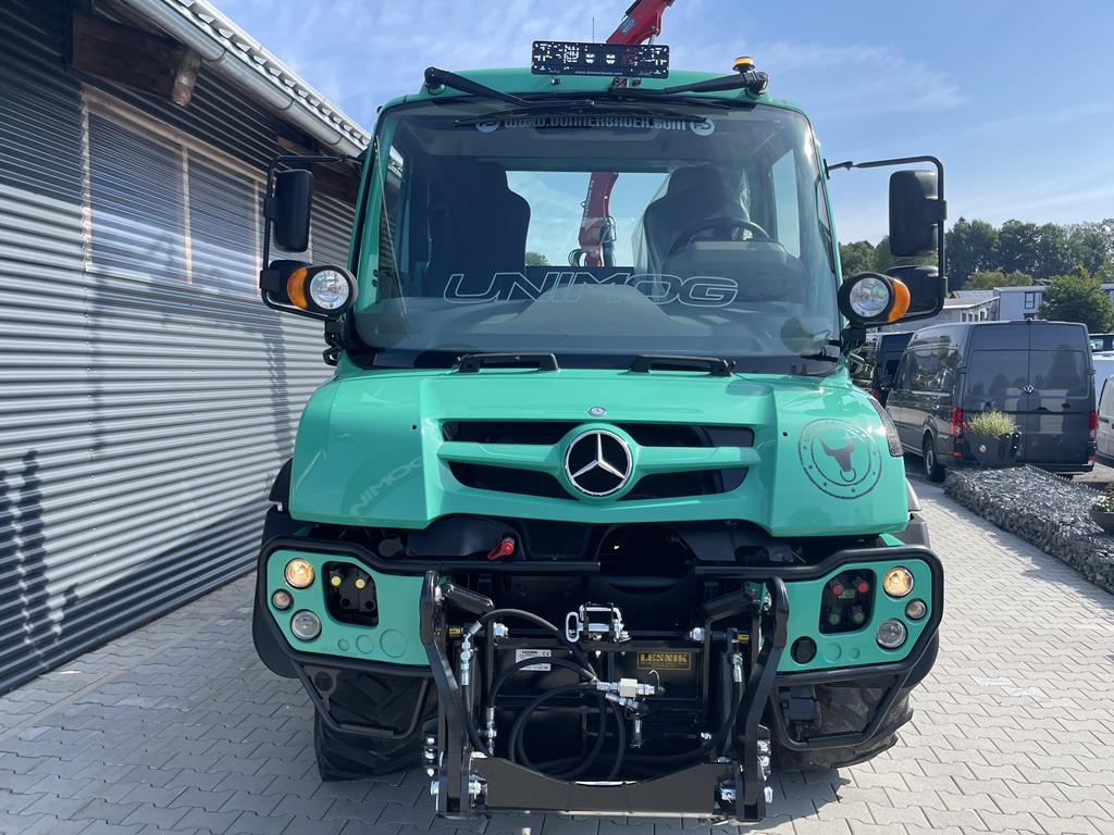 Unimog U318 - UHN mit Ladekran und Forstgreifer , Traumzustand - Crane truck: picture 4 Unimog U318 - UHN mit Ladekran und Forstgreifer , Traumzustand - Crane truck: picture 4