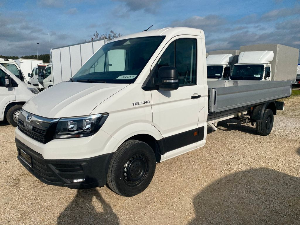 MAN TGE L4 Pritsche 140Ps SOFORT - Flatbed van: picture 1 MAN TGE L4 Pritsche 140Ps SOFORT - Flatbed van: picture 1