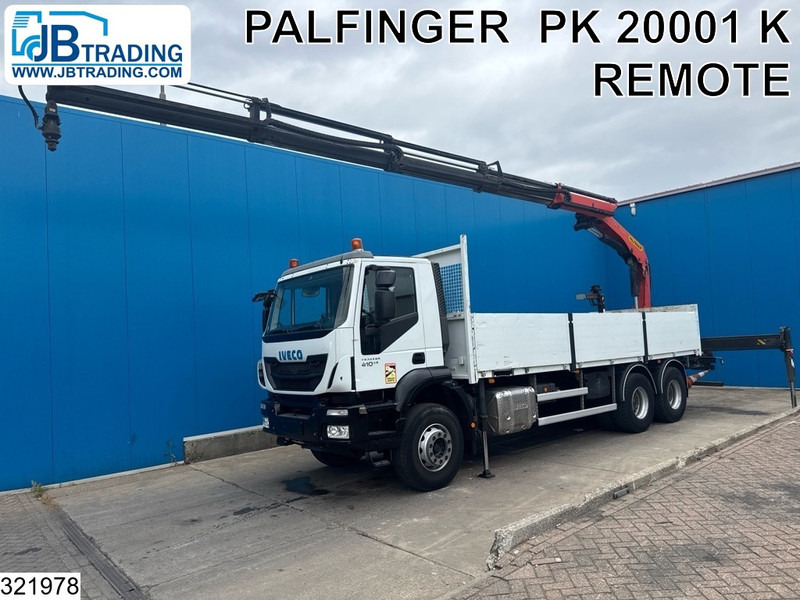Iveco Trakker 410 6X4, EURO 6, Palfinger, Retarder, Steel suspension - Dropside/ Flatbed truck, Crane truck: picture 1 Iveco Trakker 410 6X4, EURO 6, Palfinger, Retarder, Steel suspension - Dropside/ Flatbed truck, Crane truck: picture 1