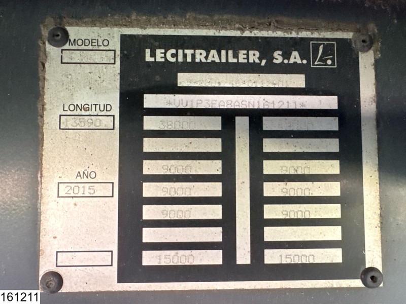 Lecitrailer gesloten bak Dhollandia - Closed box semi-trailer: picture 4 Lecitrailer gesloten bak Dhollandia - Closed box semi-trailer: picture 4