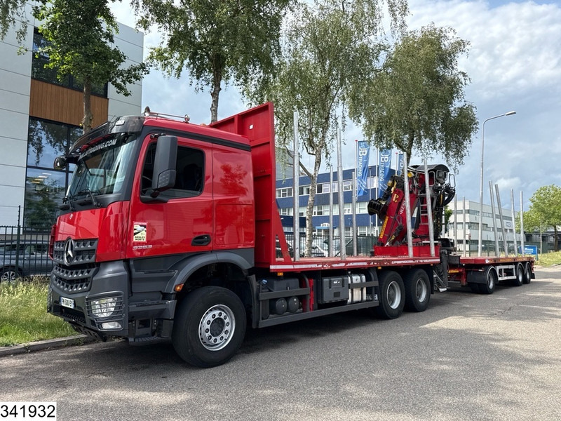 Mercedes-Benz Arocs 3353 6x4, EURO 6, Rertarder, Kesla, Combi - Timber truck, Crane truck: picture 2 Mercedes-Benz Arocs 3353 6x4, EURO 6, Rertarder, Kesla, Combi - Timber truck, Crane truck: picture 2