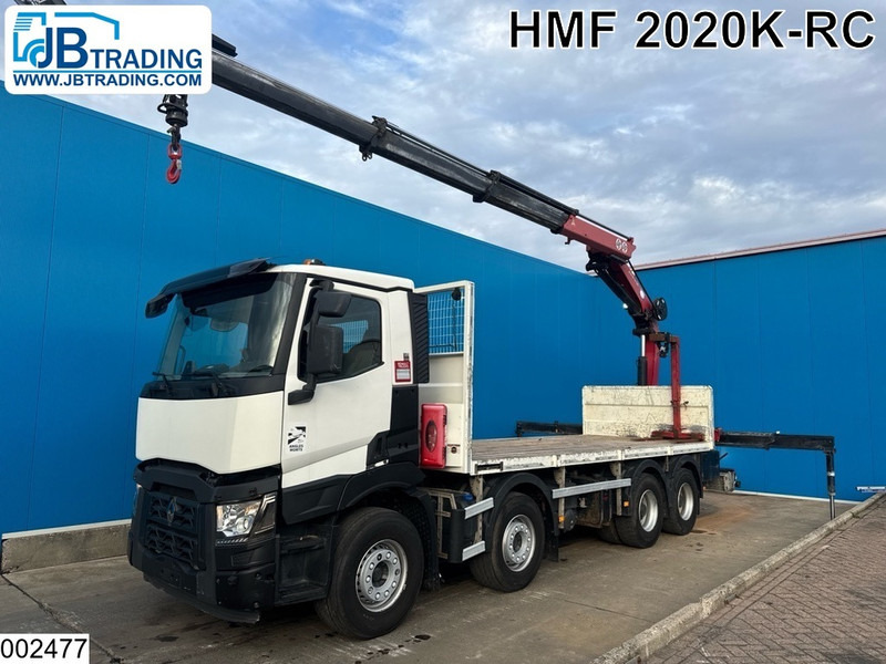 Renault C 440 8x4, EURO 6, HMF, Remote - Dropside/ Flatbed truck, Crane truck: picture 1 Renault C 440 8x4, EURO 6, HMF, Remote - Dropside/ Flatbed truck, Crane truck: picture 1