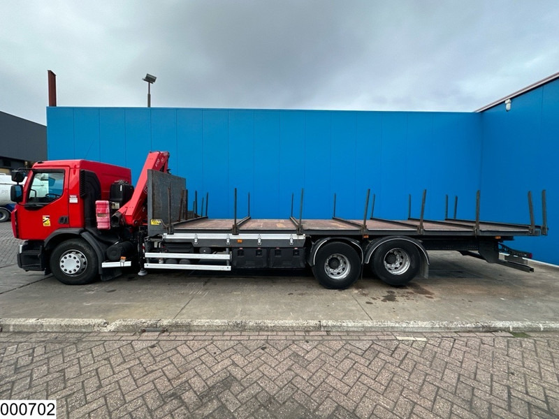 Dropside/ Flatbed truck, Crane truck Renault D 26 320 6x2, EURO 6, Fassi, Remote: picture 8