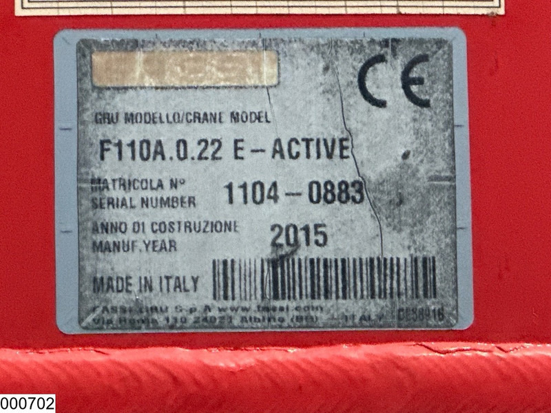 Dropside/ Flatbed truck, Crane truck Renault D 26 320 6x2, EURO 6, Fassi, Remote: picture 14