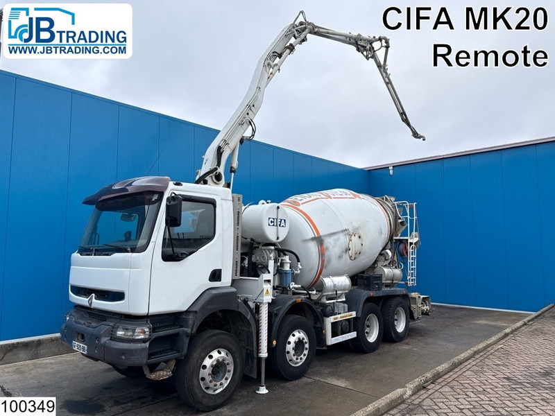 Renault Kerax 420 8x4, EURO 3, Cifa MK20, 9m3 - Concrete pump truck: picture 1 Renault Kerax 420 8x4, EURO 3, Cifa MK20, 9m3 - Concrete pump truck: picture 1