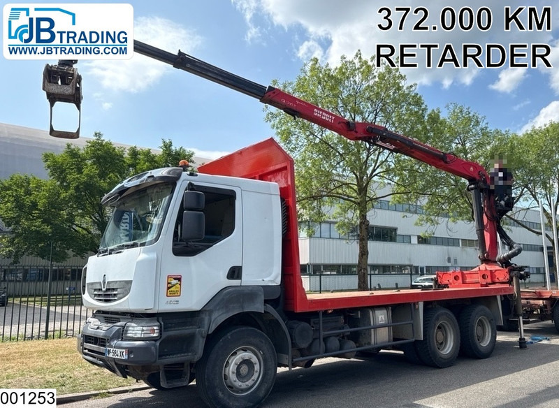 Renault Kerax 450 Dxi 6x4, Manual, Steel, Palfinger, Retarder - Timber truck, Crane truck: picture 1 Renault Kerax 450 Dxi 6x4, Manual, Steel, Palfinger, Retarder - Timber truck, Crane truck: picture 1