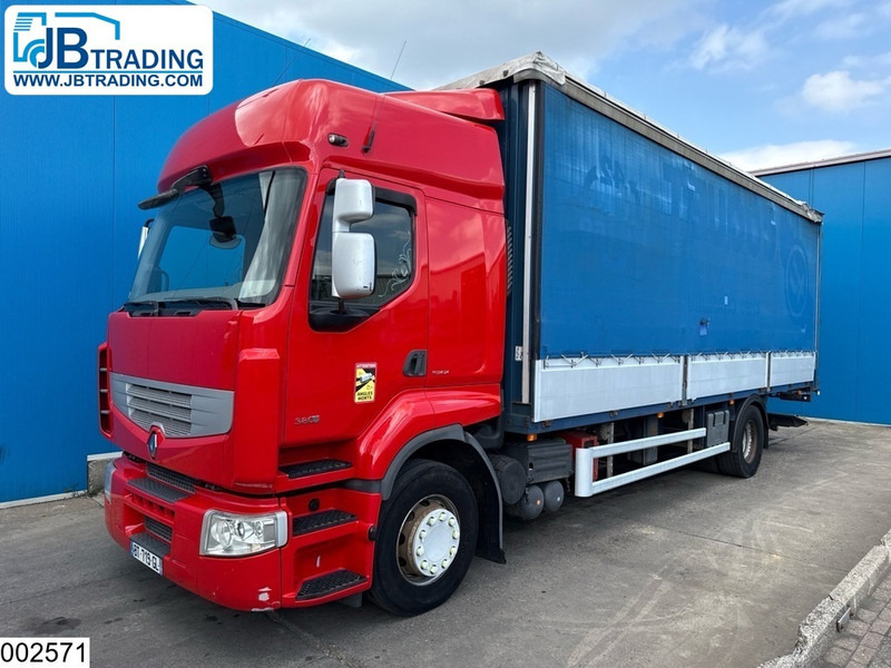 Renault Premium 380 Dxi EURO 5, Palfinger, PTO - Curtainsider truck: picture 1 Renault Premium 380 Dxi EURO 5, Palfinger, PTO - Curtainsider truck: picture 1