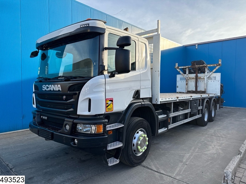 Scania P 410 6x4, EURO 6, Hiab, Remote, Retarder - Dropside/ Flatbed truck, Crane truck: picture 3 Scania P 410 6x4, EURO 6, Hiab, Remote, Retarder - Dropside/ Flatbed truck, Crane truck: picture 3
