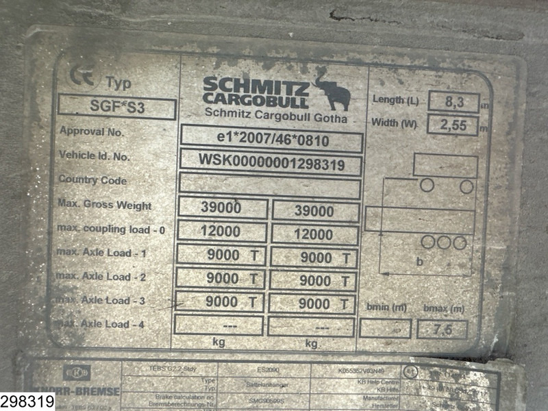 Schmitz Cargobull kipper - Tipper semi-trailer: picture 4 Schmitz Cargobull kipper - Tipper semi-trailer: picture 4