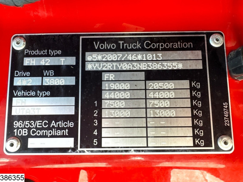 Tractor unit Volvo FH 460 EURO 6, Standairco: picture 7