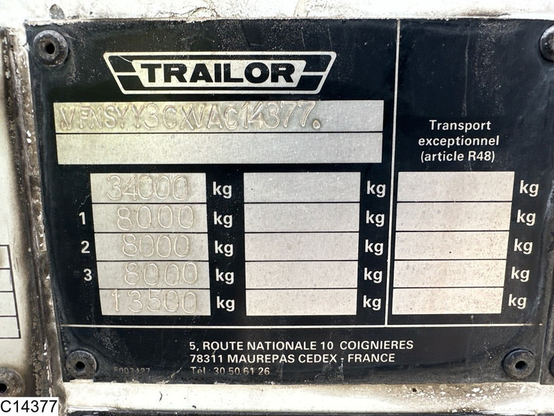 Trailor Fuel 40012 Liter, 9 Compartimenten - Tank semi-trailer: picture 4 Trailor Fuel 40012 Liter, 9 Compartimenten - Tank semi-trailer: picture 4
