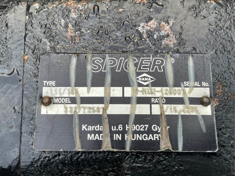JCB TM220-332/T2583-Spicer Dana 111/165-Axle/Achse/As on lease JCB TM220-332/T2583-Spicer Dana 111/165-Axle/Achse/As: picture 6