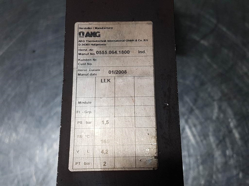 Kramer 880-AKG 0555.064.1800-Cooler/Kühler/Koeler - Engine and parts for Construction machinery: picture 4 Kramer 880-AKG 0555.064.1800-Cooler/Kühler/Koeler - Engine and parts for Construction machinery: picture 4