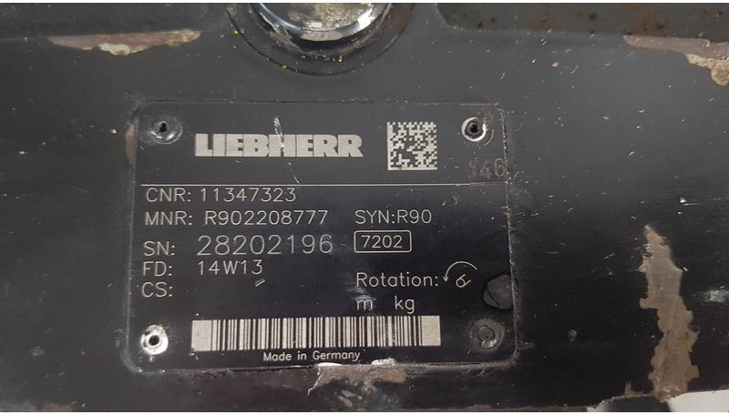 Liebherr 11347323 - L566/L576/L580 - Drive pump/Fahrpumpe - Hydraulics for Construction machinery: picture 4 Liebherr 11347323 - L566/L576/L580 - Drive pump/Fahrpumpe - Hydraulics for Construction machinery: picture 4