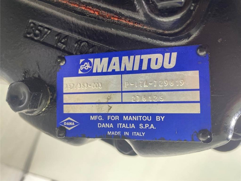 Gearbox for Construction machinery Manitou MT14/ 1840-Spicer Dana 357/353-003-Transmission: picture 6