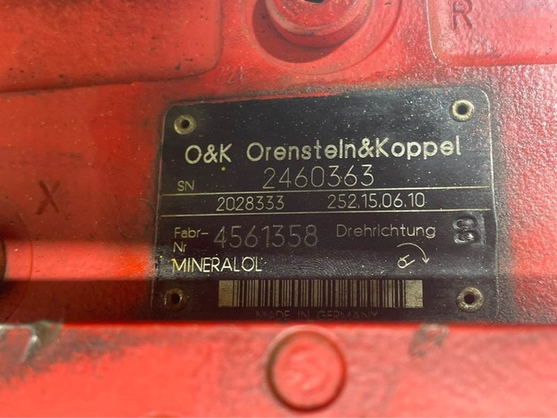 O & K MH6.5-2460363-Drive pump/Fahrpumpe/Rijpomp - Hydraulics for Construction machinery: picture 4 O & K MH6.5-2460363-Drive pump/Fahrpumpe/Rijpomp - Hydraulics for Construction machinery: picture 4