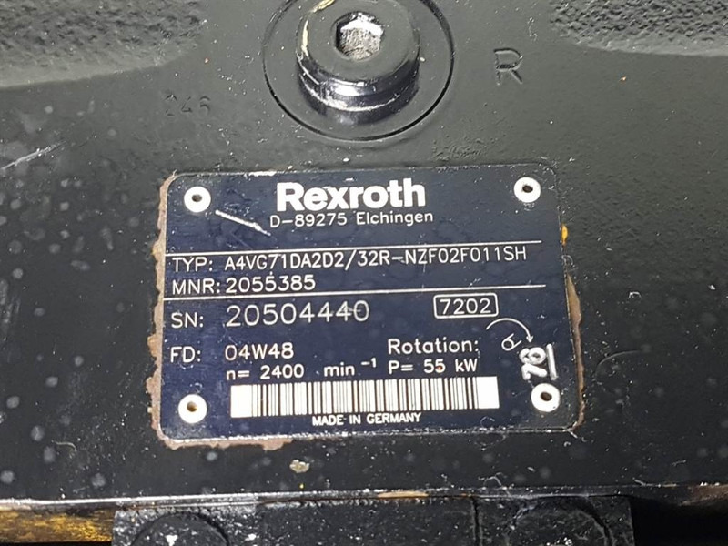 Rexroth A4VG71DA2D2/32R-R902055385-Drive pump/Fahrpumpe - Hydraulics for Construction machinery: picture 4 Rexroth A4VG71DA2D2/32R-R902055385-Drive pump/Fahrpumpe - Hydraulics for Construction machinery: picture 4