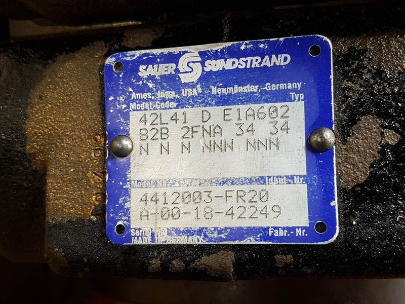 Sauer Sundstrand 42L41DE1A602B2B - Drive pump/Fahr - Hydraulics: picture 4 Sauer Sundstrand 42L41DE1A602B2B - Drive pump/Fahr - Hydraulics: picture 4
