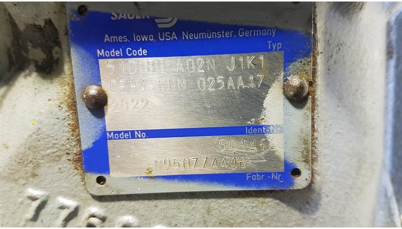 Sauer Sundstrand 51D080AD2N -Drive motor/Fahrmotor - Hydraulics: picture 4 Sauer Sundstrand 51D080AD2N -Drive motor/Fahrmotor - Hydraulics: picture 4