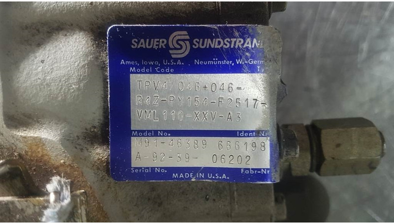 Sauer Sundstrand TPV4/046+046-R4Z - Drive pump - Hydraulics: picture 3 Sauer Sundstrand TPV4/046+046-R4Z - Drive pump - Hydraulics: picture 3